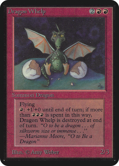 Dragon Whelp (LEA-141) - uncommon