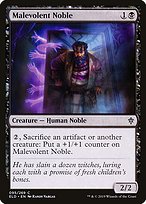 Malevolent Noble (ELD-095) - common - Foil