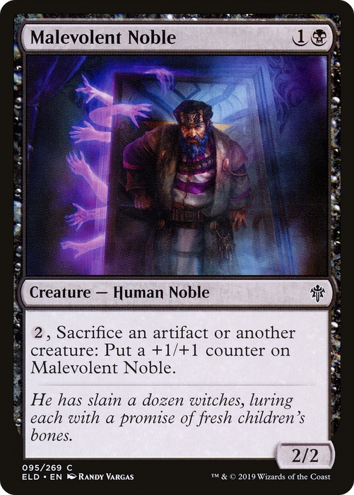 Malevolent Noble (ELD-095) - common - Foil