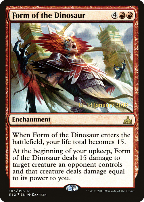 Form of the Dinosaur (PRE-103S) - rare - Foil