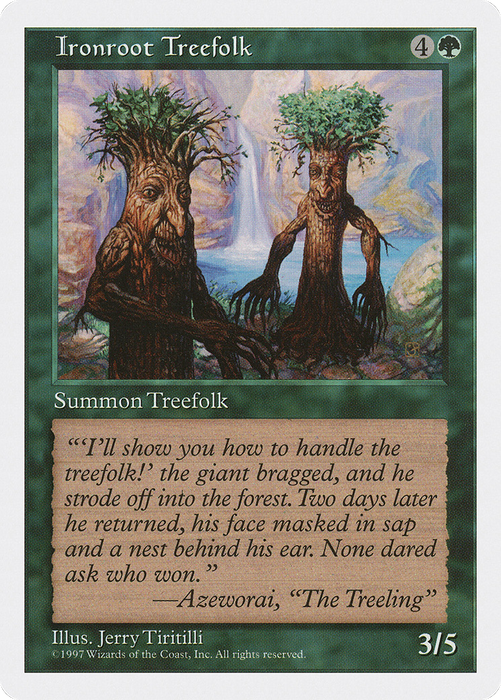 Ironroot Treefolk (5ED-305) - common