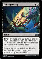 Faerie Fencing (WOE-090) - uncommon