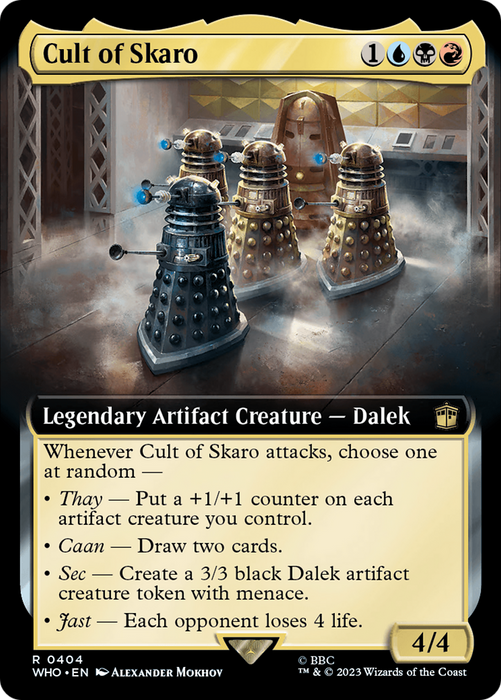 Cult of Skaro (WHO-404) - rare: (Extended Art) - Foil