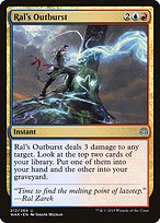 Ral's Outburst (WAR-212) - uncommon