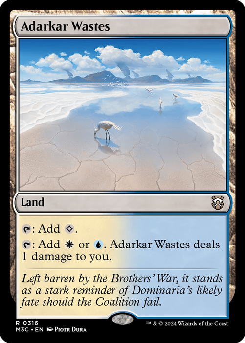 Adarkar Wastes (M3C-316) - rare - Foil