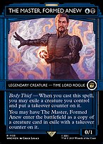 The Master, Formed Anew (WHO-1133) - rare: (Showcase) (Borderless) - Foil