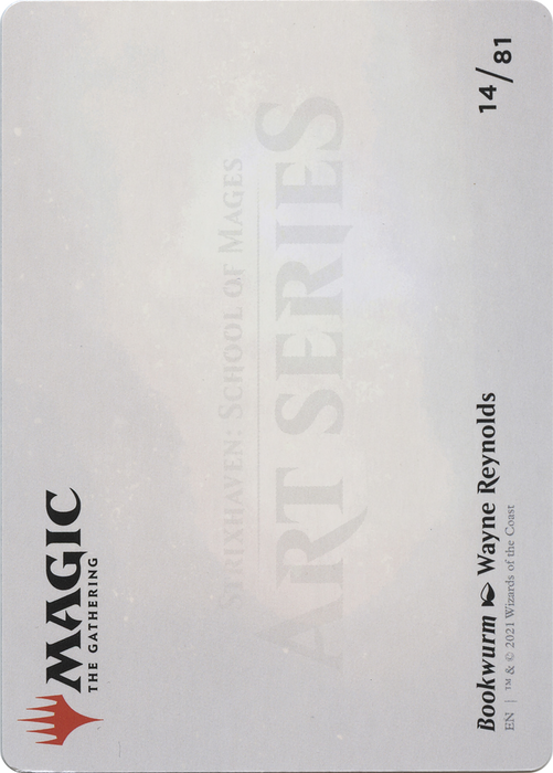 Bookwurm // Bookwurm (ASTX-014) - common (Borderless) - Foil