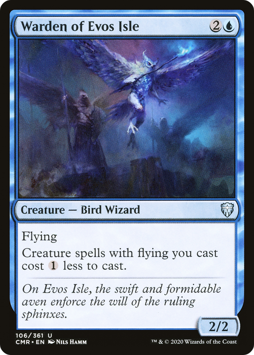 Warden of Evos Isle (CMR-106) - uncommon