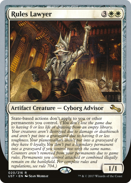 Rules Lawyer (UST-020) - rare