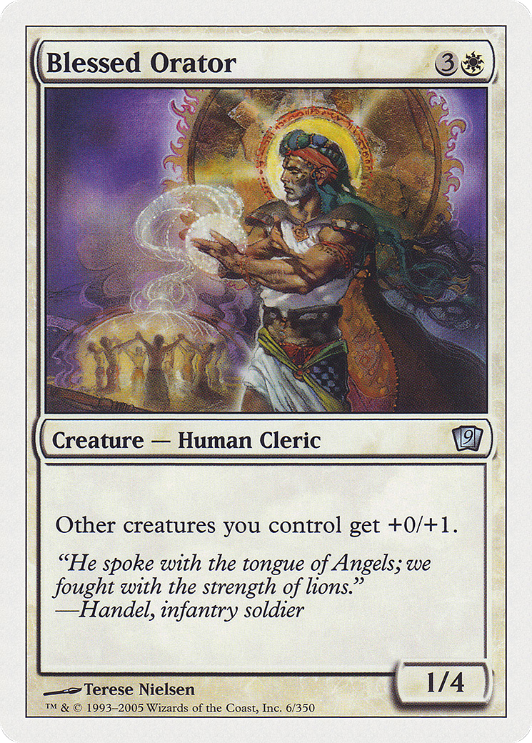 Blessed Orator (9ED-006) - uncommon