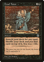Cruel Tutor (POR-087) - rare