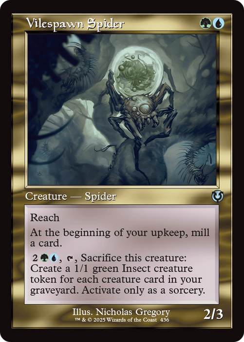 Vilespawn Spider (INR-436) - uncommon - Foil