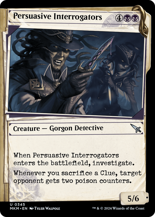 Persuasive Interrogators (MKM-345) - uncommon: (Showcase) - Foil