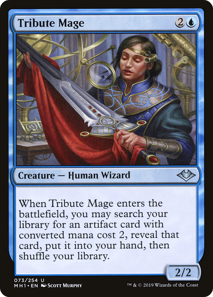 Tribute Mage (MH1-073) - uncommon - Foil