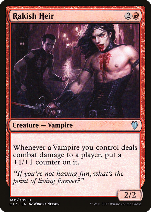 Rakish Heir (C17-140) - uncommon