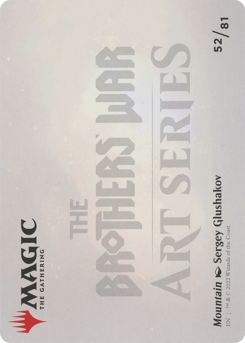 Mountain // Mountain (ABRO-052) - common (Borderless) - Foil