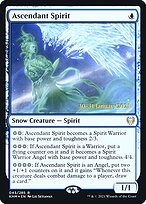 Ascendant Spirit (PRE-43S) - rare: (snow) - Foil