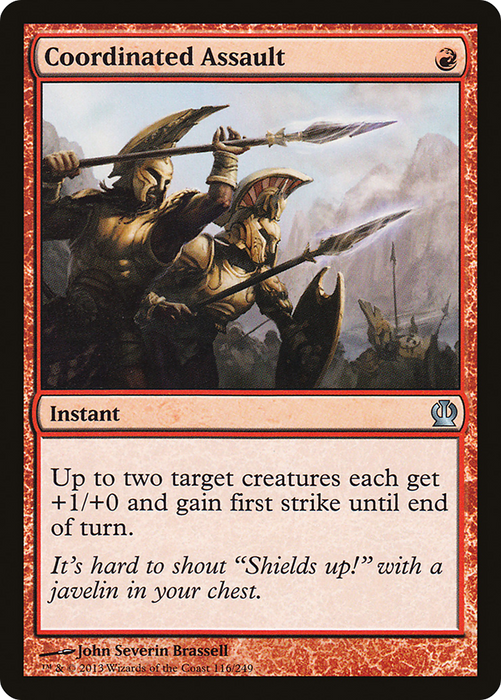 Coordinated Assault (THS-116) - uncommon - Foil