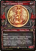 Captain Lannery Storm (MUL-150Z) - rare: (Showcase) - Foil
