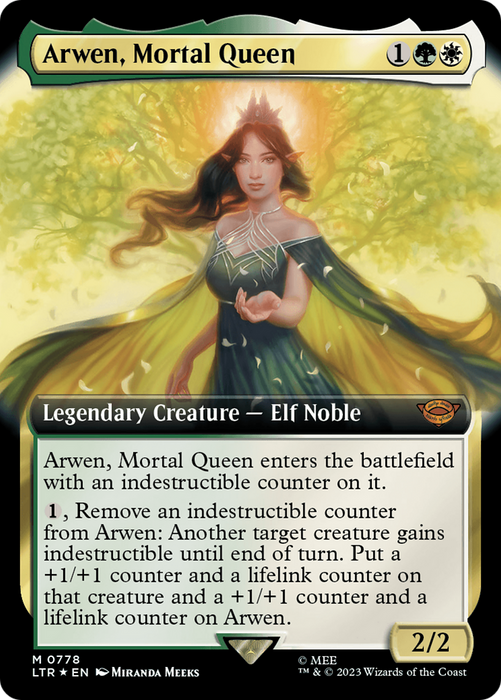 Arwen, Mortal Queen (LTR-778) - mythic: (Extended Art) - Foil