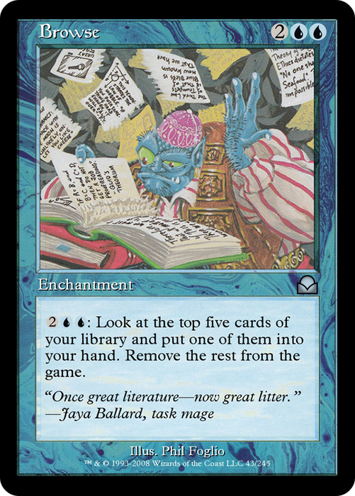 Browse (ME2-043) - uncommon - Foil