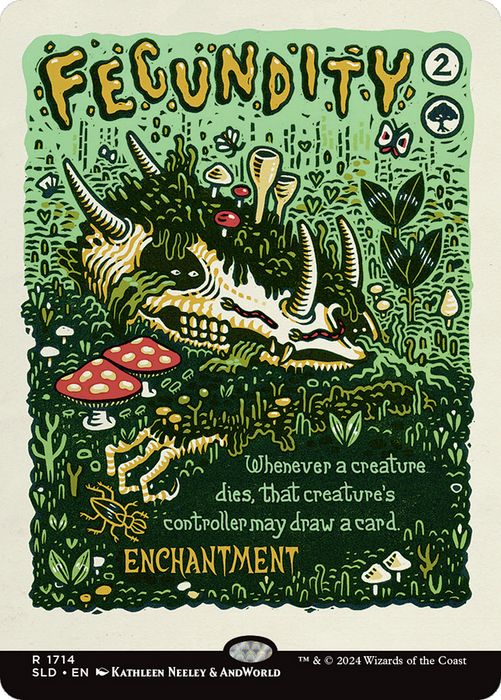 Fecundity (SLD-1714) - rare (Borderless) - Foil