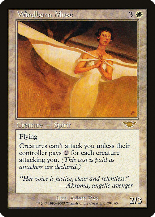 Windborn Muse (LGN-028) - rare - Foil