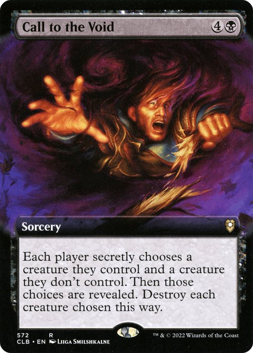 Call to the Void (CLB-572) - rare: (Extended Art) - Foil