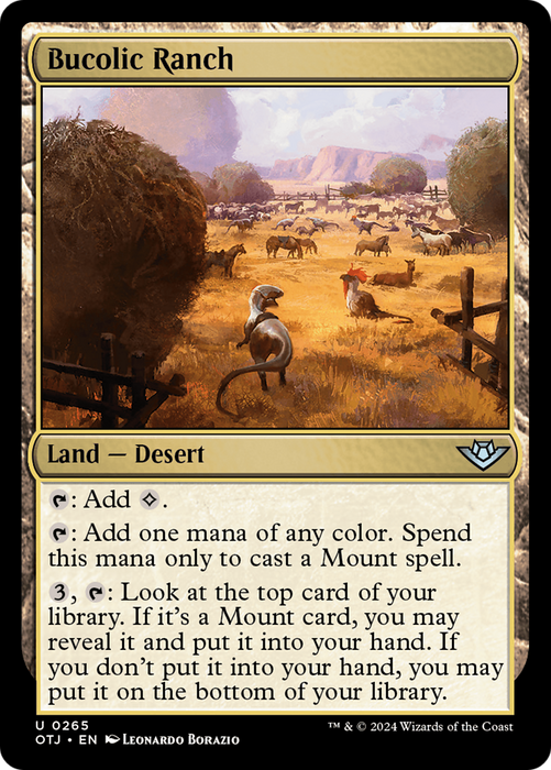 Bucolic Ranch (OTJ-265) - uncommon