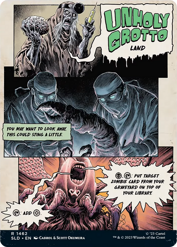 Unholy Grotto // Unholy Grotto (SLD-1462) - rare: (Full Art) (Borderless)