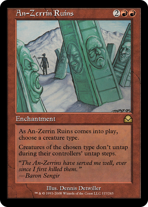 An-Zerrin Ruins (ME2-117) - rare - Foil