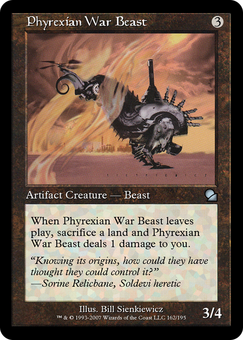 Phyrexian War Beast (ME1-162) - uncommon