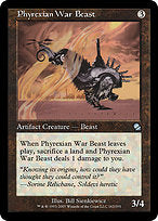 Phyrexian War Beast (ME1-162) - uncommon - Foil