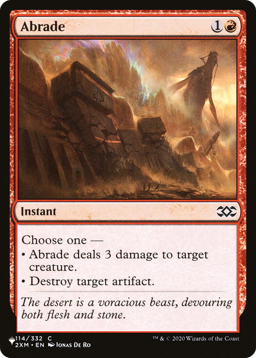 Abrade (LIST-2XM-114) - common