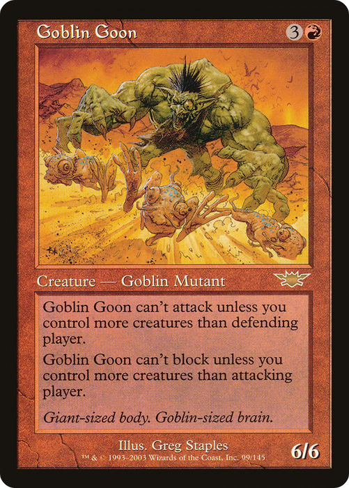 Goblin Goon (LGN-099) - rare - Foil