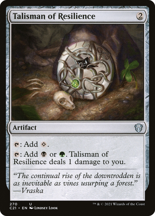 Talisman of Resilience (C21-270) - uncommon
