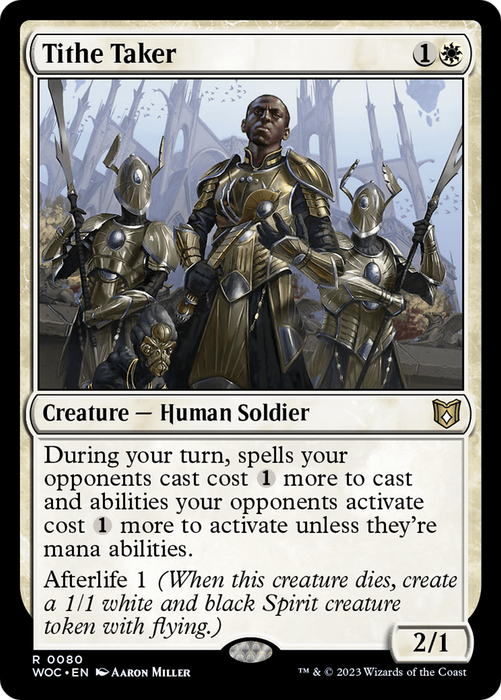 Tithe Taker (WOC-080) - rare