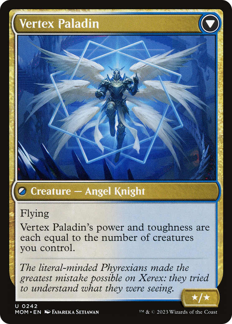 Invasion of Xerex // Vertex Paladin (MOM-242) - uncommon - Foil