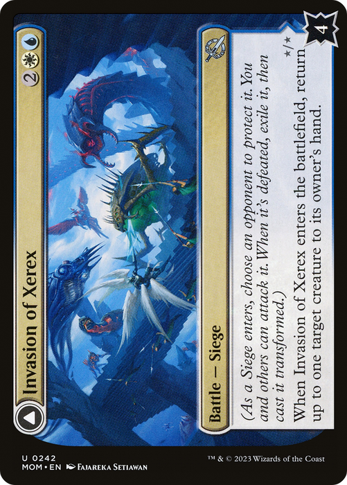 Invasion of Xerex // Vertex Paladin (MOM-242) - uncommon - Foil
