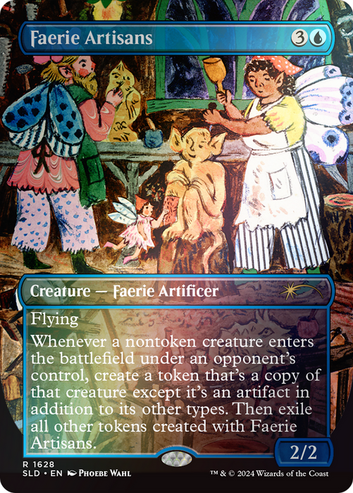 Faerie Artisans (SLD-1628★) - rare (Borderless) - Foil