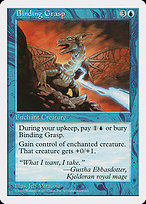 Binding Grasp (5ED-074) - uncommon