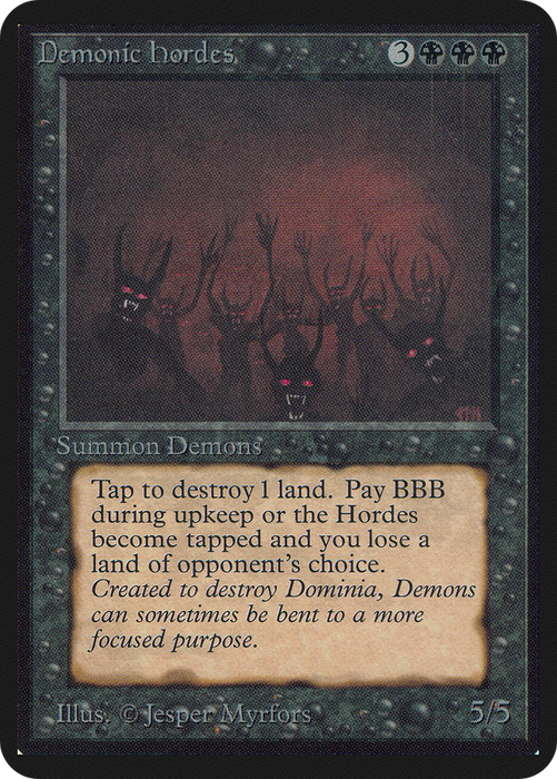 Demonic Hordes (LEA-103) - rare