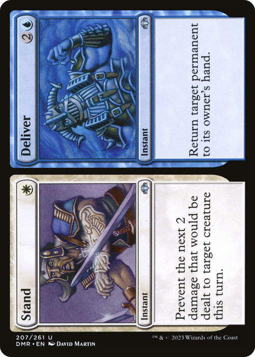 Stand // Deliver (DMR-207) - uncommon - Foil