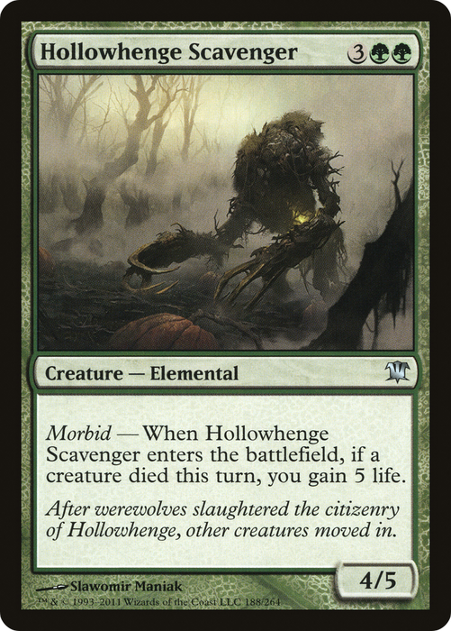 Hollowhenge Scavenger (ISD-188) - uncommon