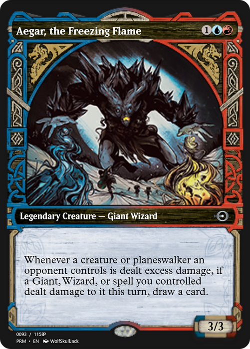 Aegar, the Freezing Flame (PRM-88386) - uncommon - Foil