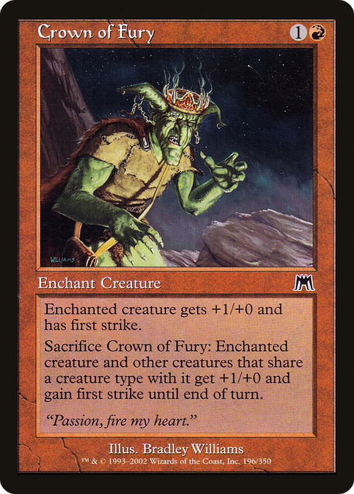 Crown of Fury (ONS-196) - common - Foil