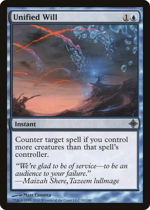 Unified Will (ROE-092) - uncommon - Foil