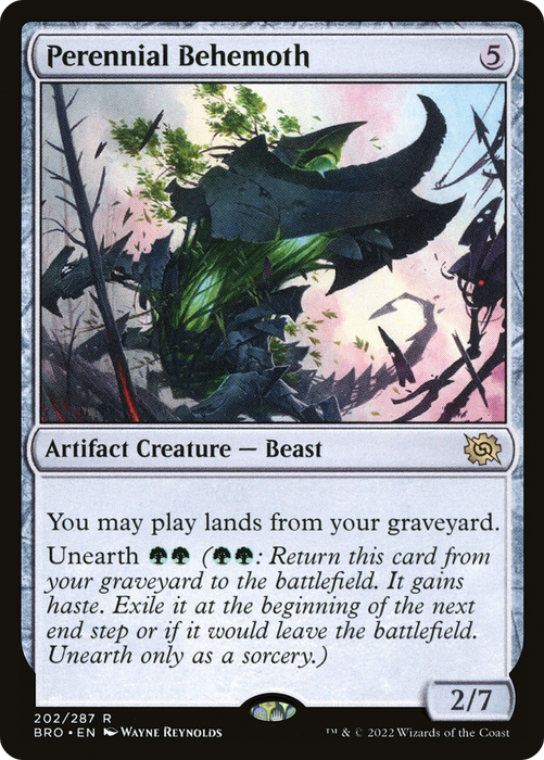 Perennial Behemoth (BRO-202) - rare - Foil