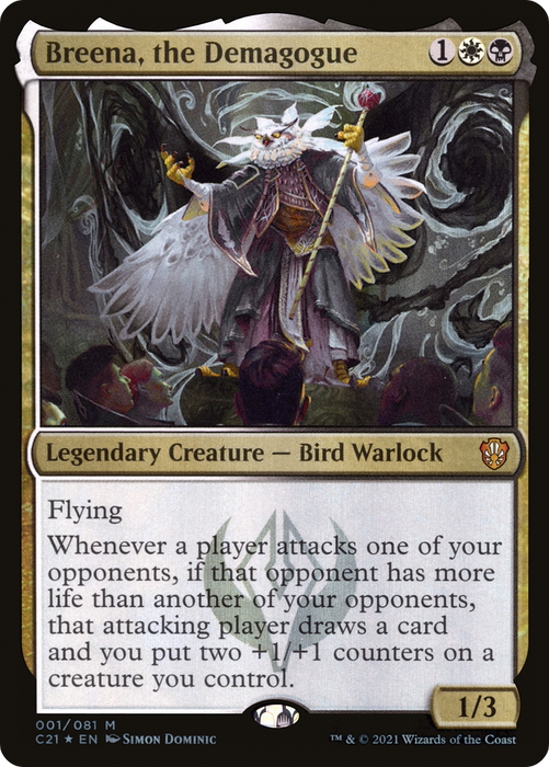 Breena, the Demagogue (C21-001) - mythic - Foil