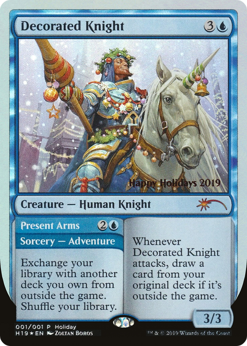 Decorated Knight // Present Arms (SPECIAL-019) - mythic - Foil